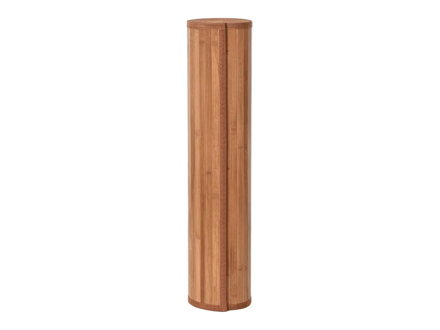 Alfombra De Cocina-Alfombra rectangular natural de bambú 70x200 cm Marru00f3n