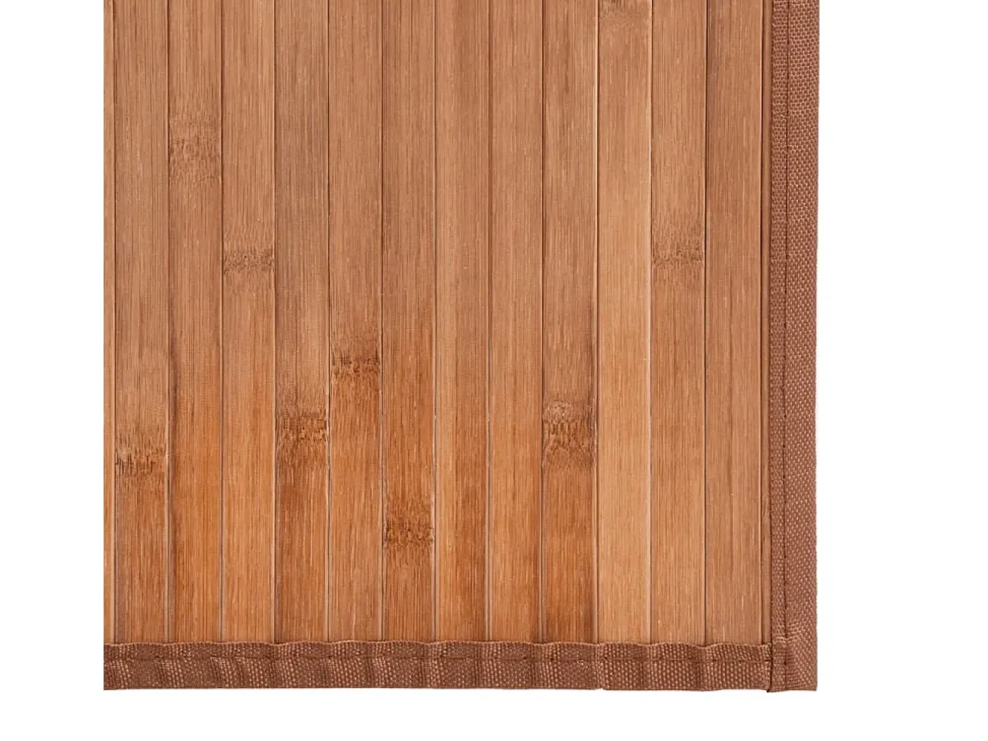 Sale Alfombra rectangular natural de bambú 80x300 cm Marru00f3n