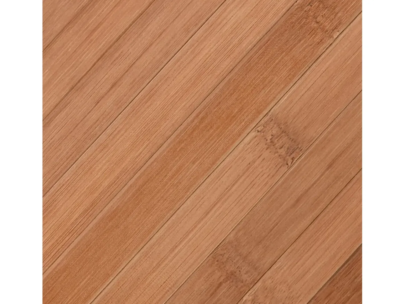 Alfombra rectangular natural de bambú 80x100 cm Marru00f3n Discount