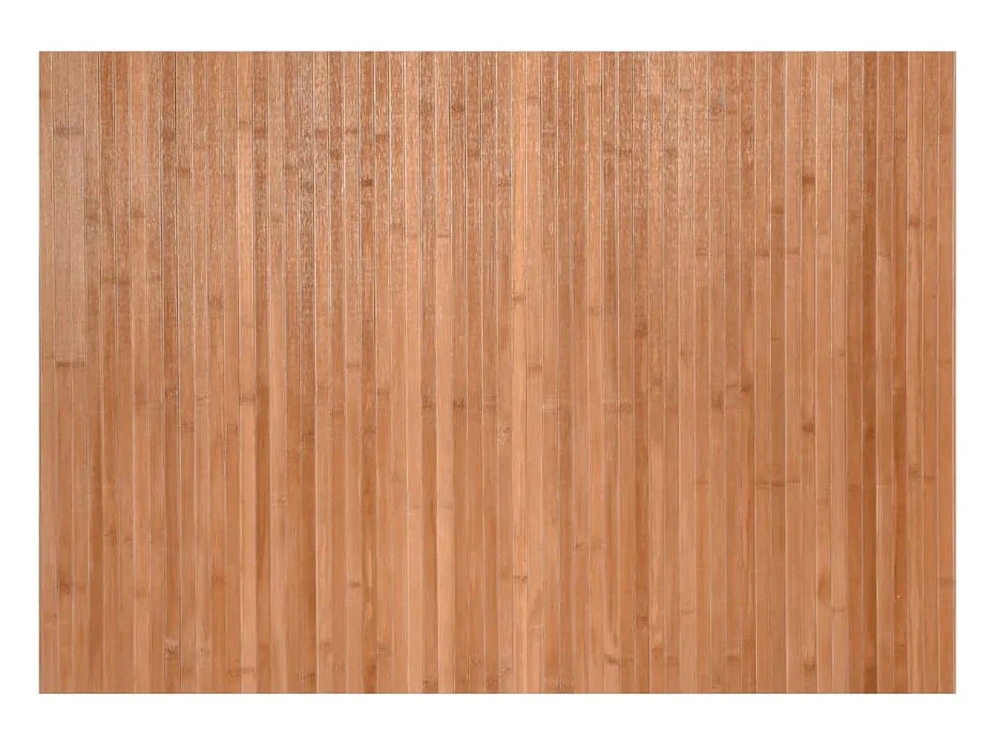 Alfombra De Cocina-Alfombra rectangular natural de bambú 70x100 cm Marru00f3n