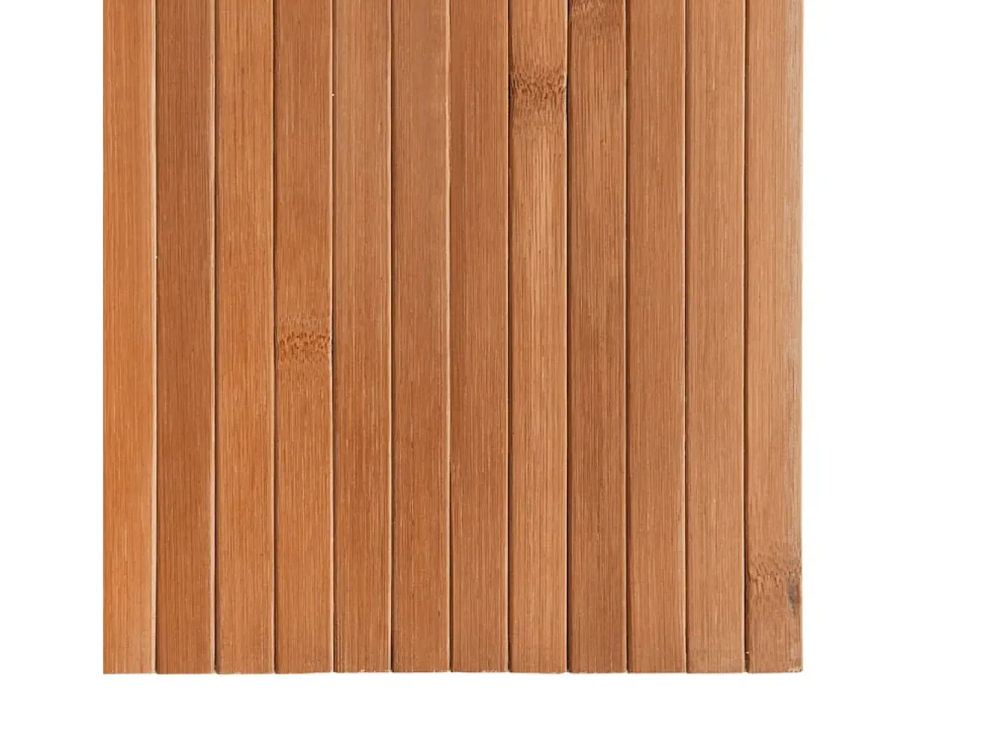 Alfombra De Cocina-Alfombra rectangular natural de bambú 60x300 cm Marru00f3n