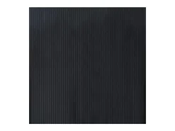 Alfombra rectangular negra 100x100 cm bambú Negro