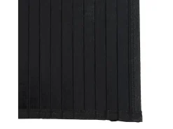 Clearance Alfombra rectangular negra de bambú 70x100 cm Negro