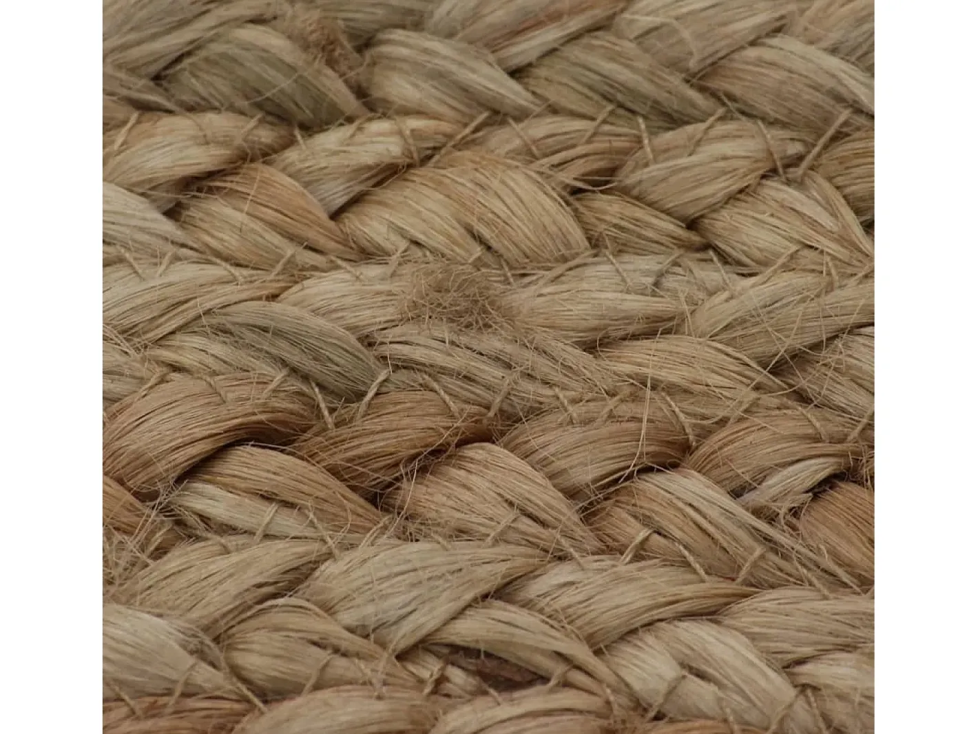 Clicnbuy Alfombra De Salón|Alfombra Redonda-Alfombra redonda 90 cm yute trenzado Beige