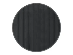 Online Clicnbuy Alfombra redonda bambú 60 cm Gris
