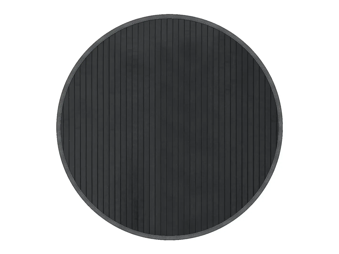 Online Clicnbuy Alfombra redonda bambú 60 cm Gris