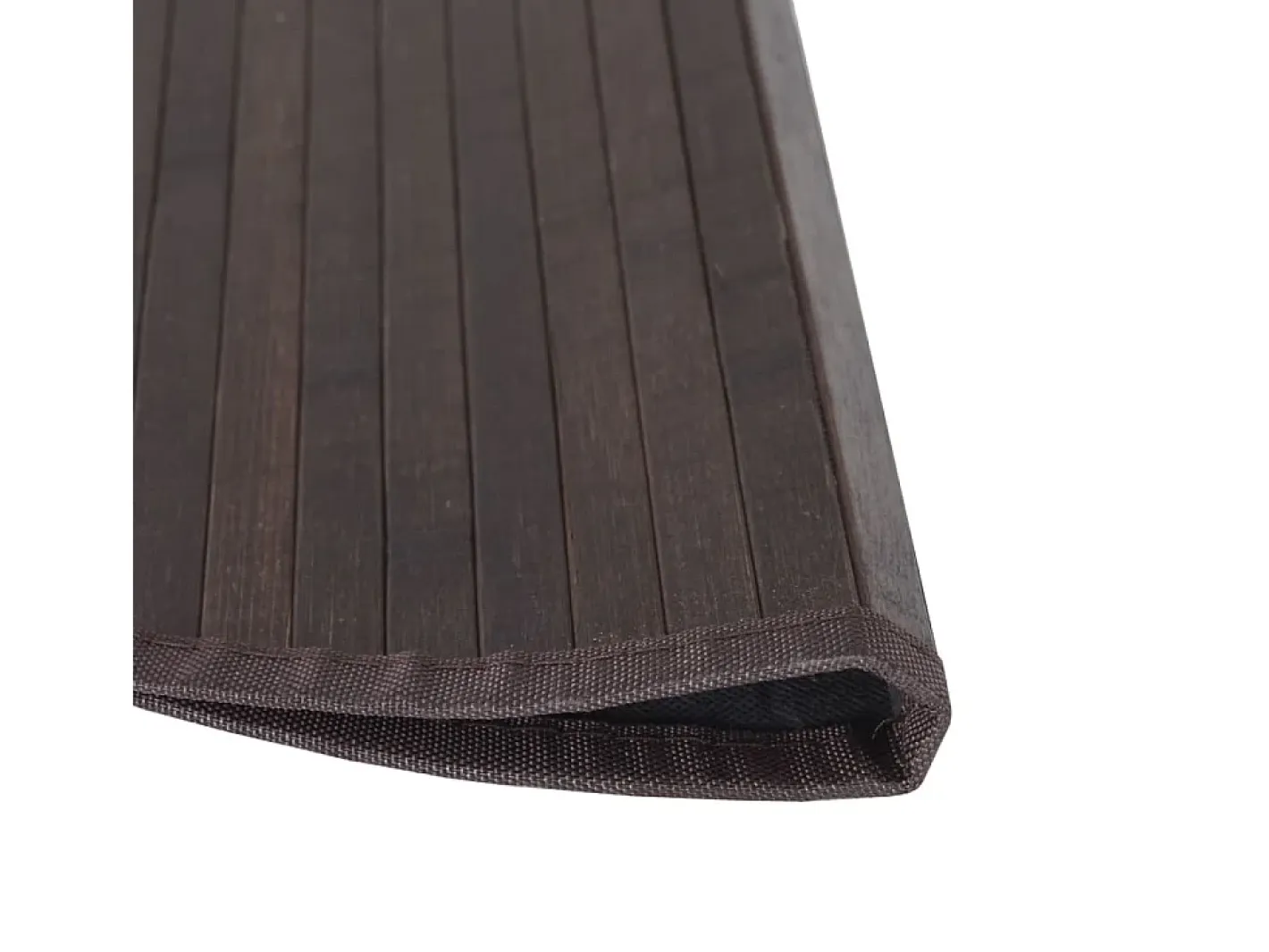 Clicnbuy Alfombra De Salón|Alfombra Redonda-Alfombra redonda bambú marrón oscuro 60 cm Marru00f3n