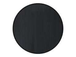 Clicnbuy Alfombra redonda bambú 100 cm Negro Online