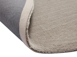 Online Vente-unique Alfombra redonda de pelo medio, 200 x 290 cm, , VELINA Topo