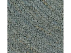 Alfombra redonda de yute hecha a mano de 90 cm color oliva Verde Hot