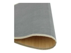 Alfombra De Cocina|Alfombra Redonda-Alfombra redonda natural ligera de bambú de 60 cm Beige