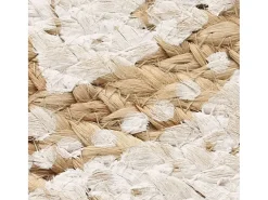Hot Alfombra redonda yute trenzado estampado 210 cm ES11068 Beige