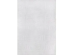 Outlet the carpet Alfombra Rio ala estar antideslizante arco, Blanquecino, 120 x 160 cm Blanco roto
