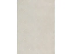 the carpet Alfombra Rio ala estar antideslizante 3D, , 80 x 300 cm Crema New