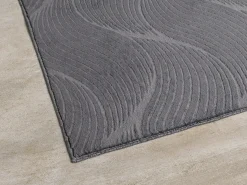 Sale the carpet Alfombra Rio ala estar antideslizante 3D, Antracita, 80 x 150 cm Gris antracita
