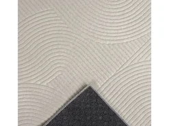 the carpet Alfombra Rio ala estar antideslizante arco, , 120 x 160 cm Crema Best
