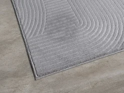 the carpet Alfombra Rio ala estar antideslizante arco, , 200 x 280 cm Gris New