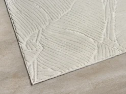 the carpet Alfombra Rio ala estar antideslizante 3D, , 160 x 220 cm Crema Outlet