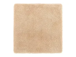 Alfombra De Cocina|Alfombra Redonda-Alfombra shaggy de pelo largo NAVARRA 200x200 cm poliéster Beige