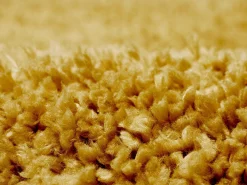 OZAIA Alfombra shaggy de pelo largo - 160 x 230 cm - Amarillo - MILINIO Mostaza