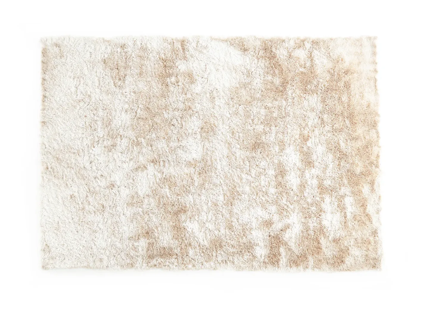 OZAIA Alfombra shaggy de pelo largo ultra suave - 160 x 230 cm - - DOLCE Beige Hot