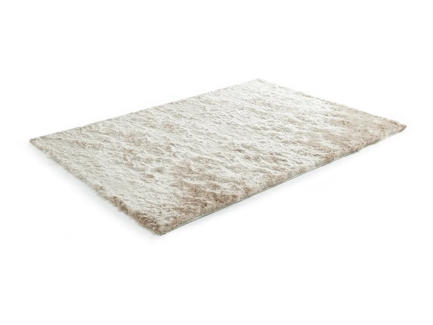 OZAIA Alfombra shaggy de pelo largo ultra suave - 160 x 230 cm - - DOLCE Beige Hot