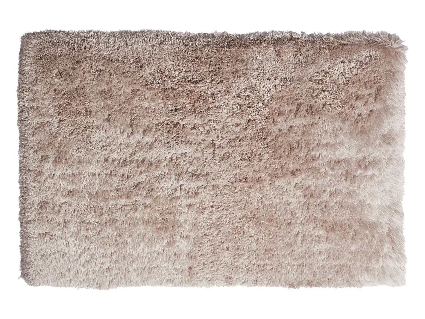 Vente-unique Alfombra shaggy de pelo largo - 200 x 290 cm - Topo - ARDELA Topo / Beige