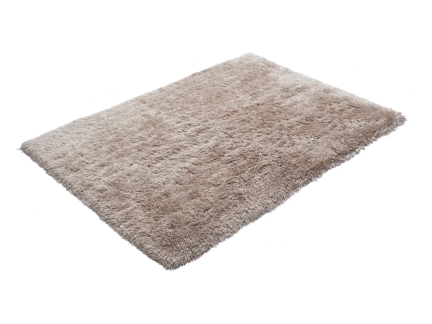 Vente-unique Alfombra shaggy de pelo largo - 200 x 290 cm - Topo - ARDELA Topo / Beige