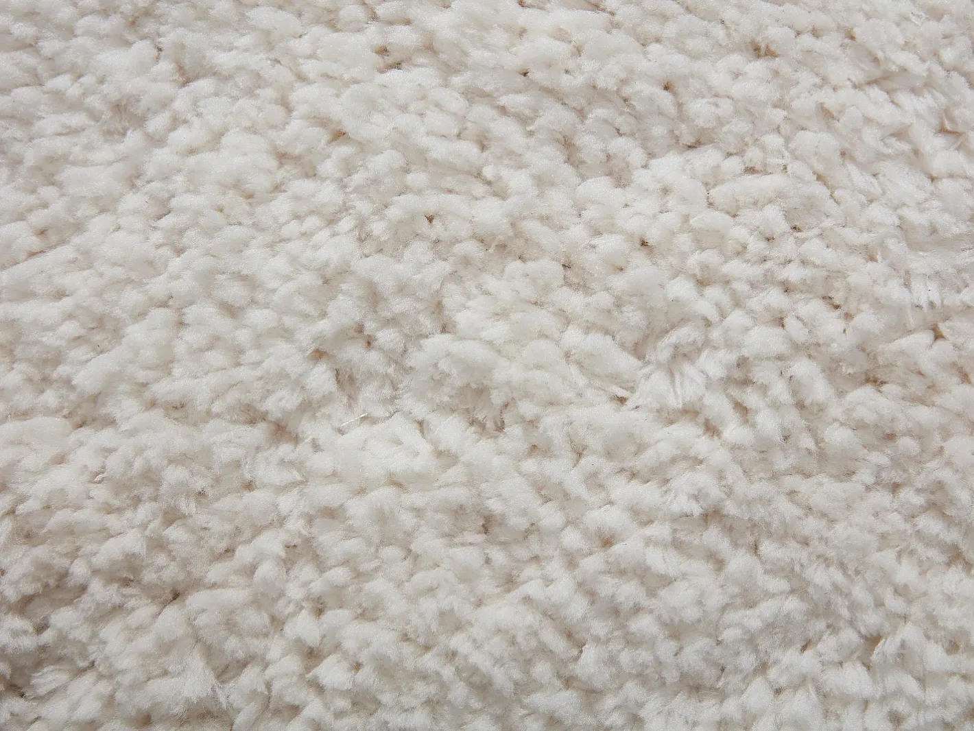 New Vente-unique Alfombra shaggy de pelo largo con bordes ondulados, 160 x 230 cm, , NERIDA Blanco