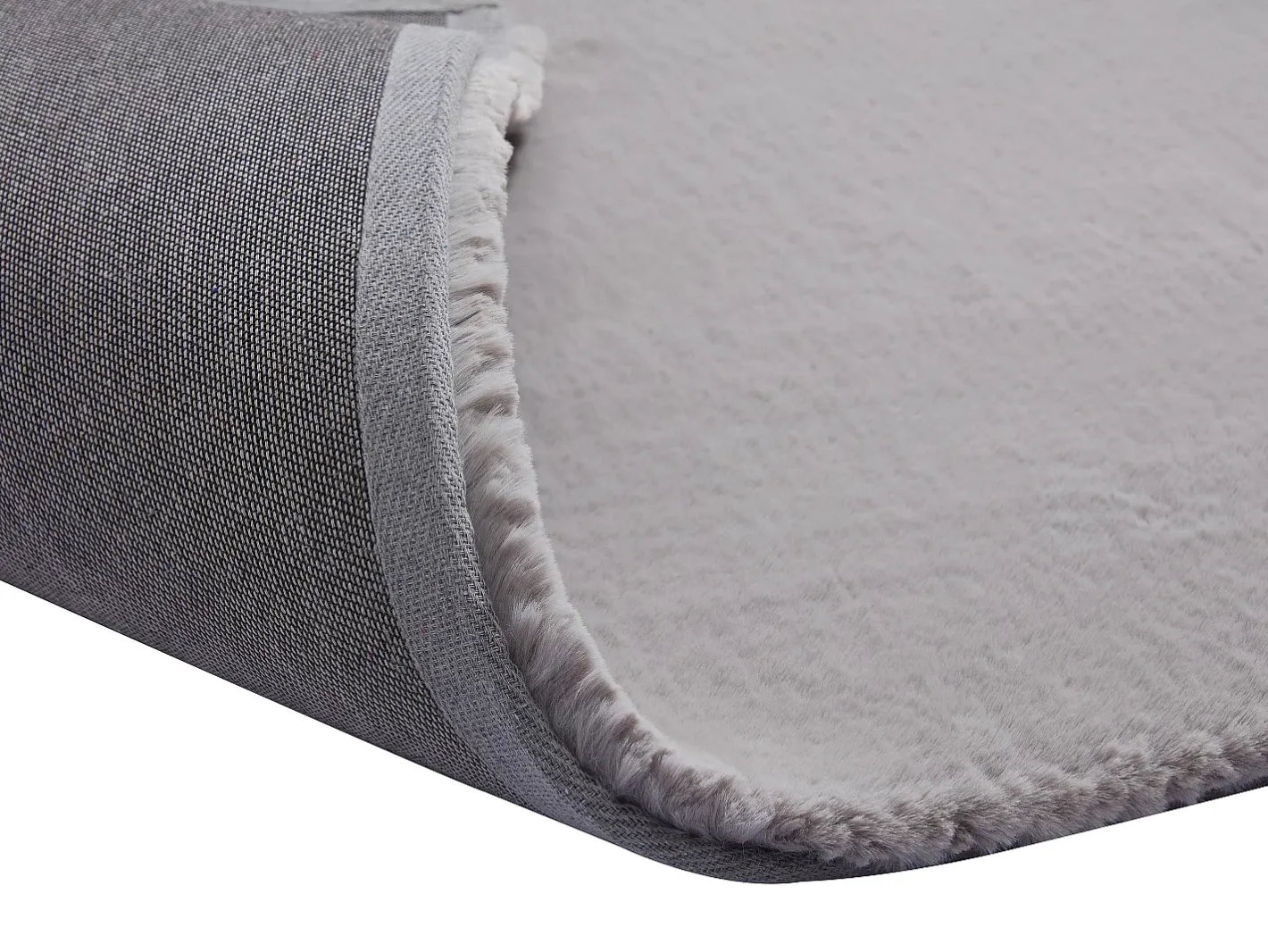 OZAIA Alfombra shaggy de pelo largo efecto pelo, 200 x 290 cm, , BUNNY Gris Clearance