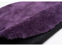 Alfombra De Salón|Alfombra Redonda-Alfombra Shaggy tejida a mano 140x140 cm Morado Cozy Violeta