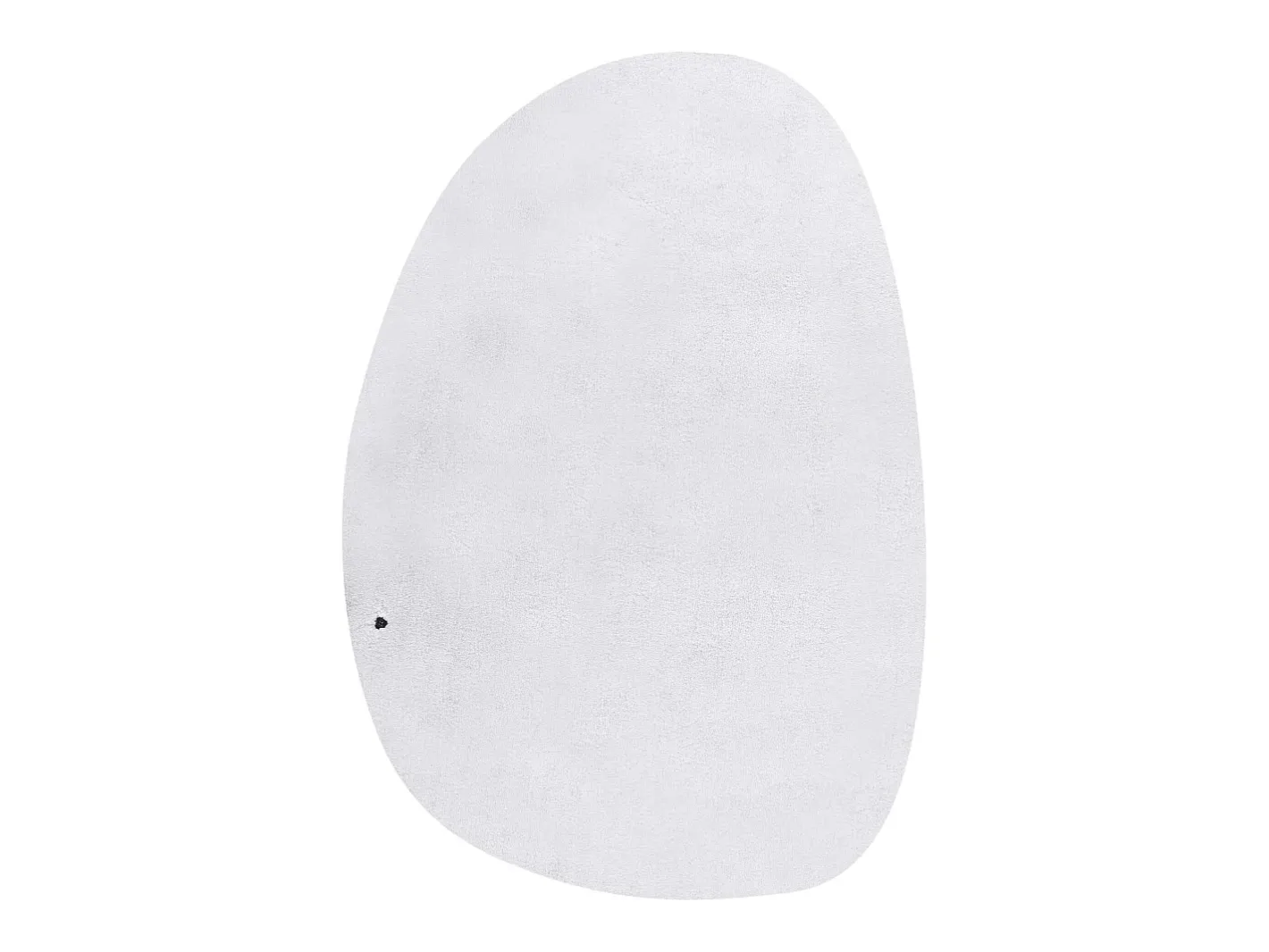 New Alfombra Shaggy tejida a mano 135x200 cm Cozy Blanco