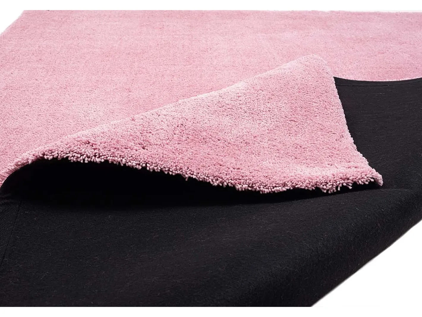 Outlet Alfombra Shaggy tejida a mano 160x230 cm Cozy Rosa