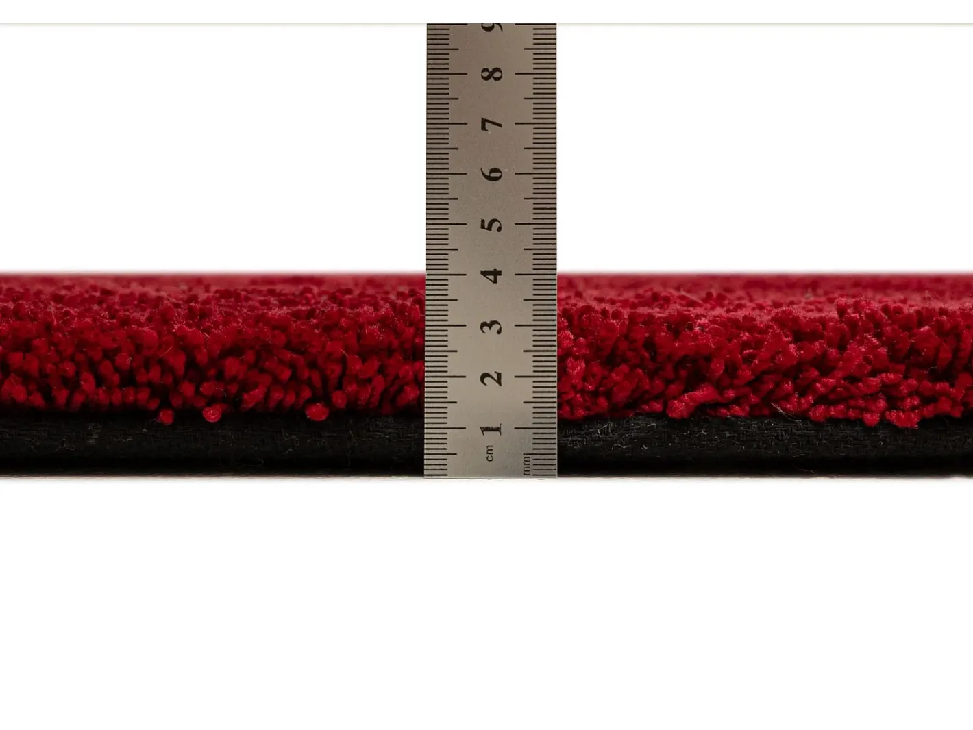 Alfombra Shaggy tejida a mano 190x290 cm Cozy Rojo