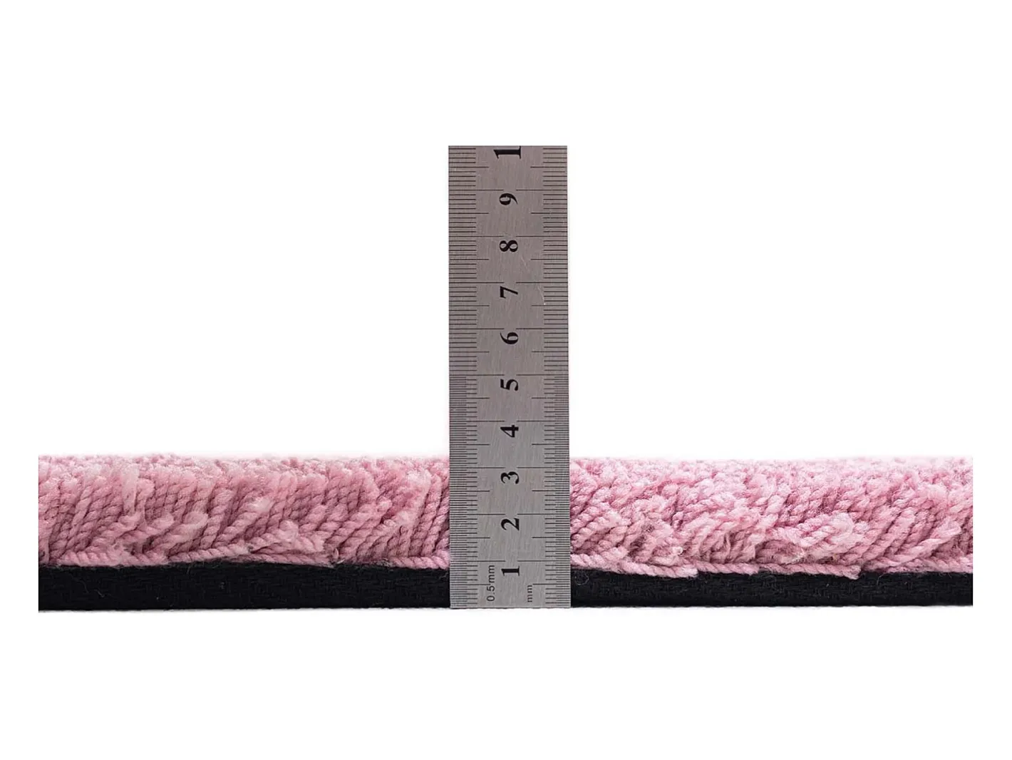 Alfombra Shaggy tejida a mano 80x120 cm Cozy Rosa Outlet