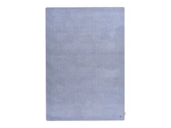 Alfombra Shaggy tejida a mano 140x200 cm claro Cozy Azul