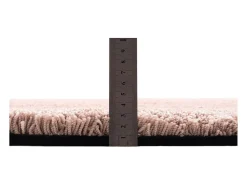 Clearance Alfombra Shaggy tejida a mano 135x200 cm Cozy Beige