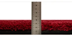 Alfombra Shaggy tejida a mano 85x155 cm Cozy Rojo Best