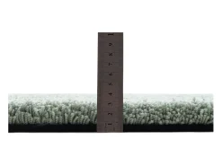 Alfombra Shaggy tejida a mano 65x135 cm Menta Cozy Verde almendra