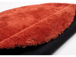 Alfombra Shaggy tejida a mano 190x190 cm Óxido Cozy Cobrizo Clearance