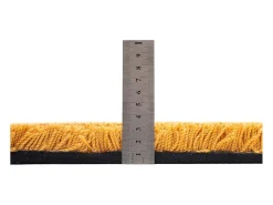 Discount Alfombra Shaggy tejida a mano 135x200 cm Oro Cozy Dorado
