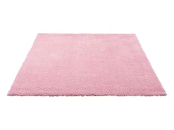 Alfombra Shaggy tejida a mano 85x155 cm Cozy Rosa New