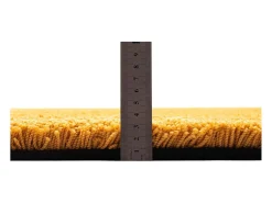 Discount Alfombra Shaggy tejida a mano 65x135 cm Oro Cozy Dorado