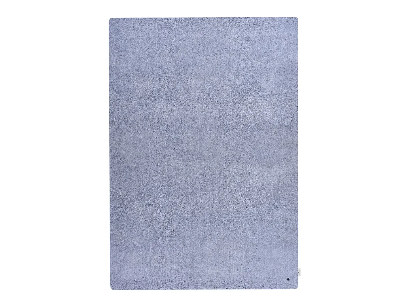 Alfombra Shaggy tejida a mano 85x155 cm claro Cozy Azul Outlet