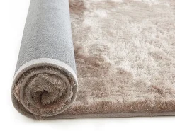 OZAIA Alfombra De Salón-Alfombra shaggy ultra suave de poliester color 200x290 cm DOLCE Topo