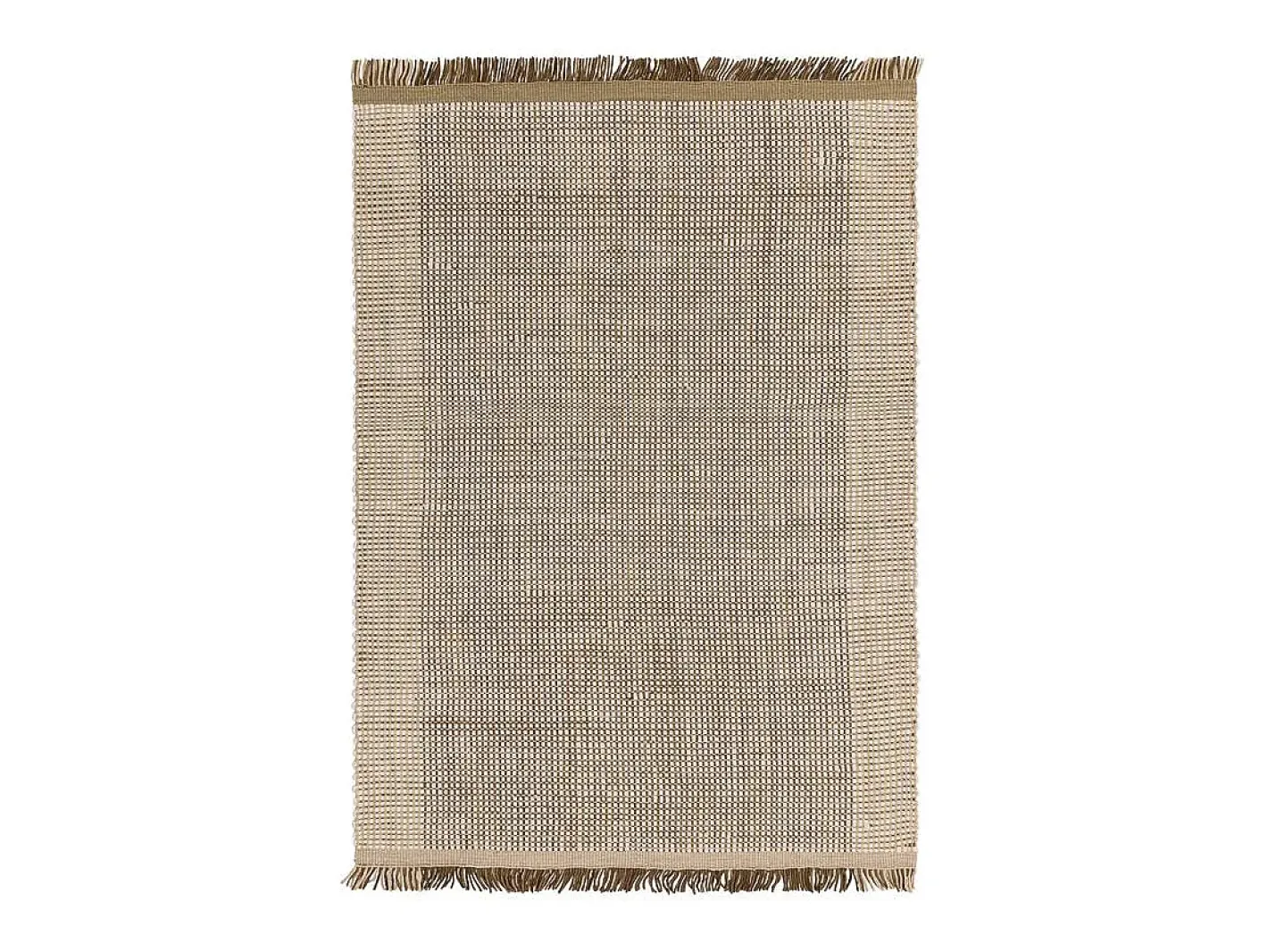 Best Alfombra tejida a mano, 100% lana - 160x230cm - , crema,blanco - Avalon Verde