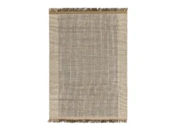 Alfombra tejida a mano, 100% lana - 120x170cm - , crema, blanco - Avalon Verde Outlet