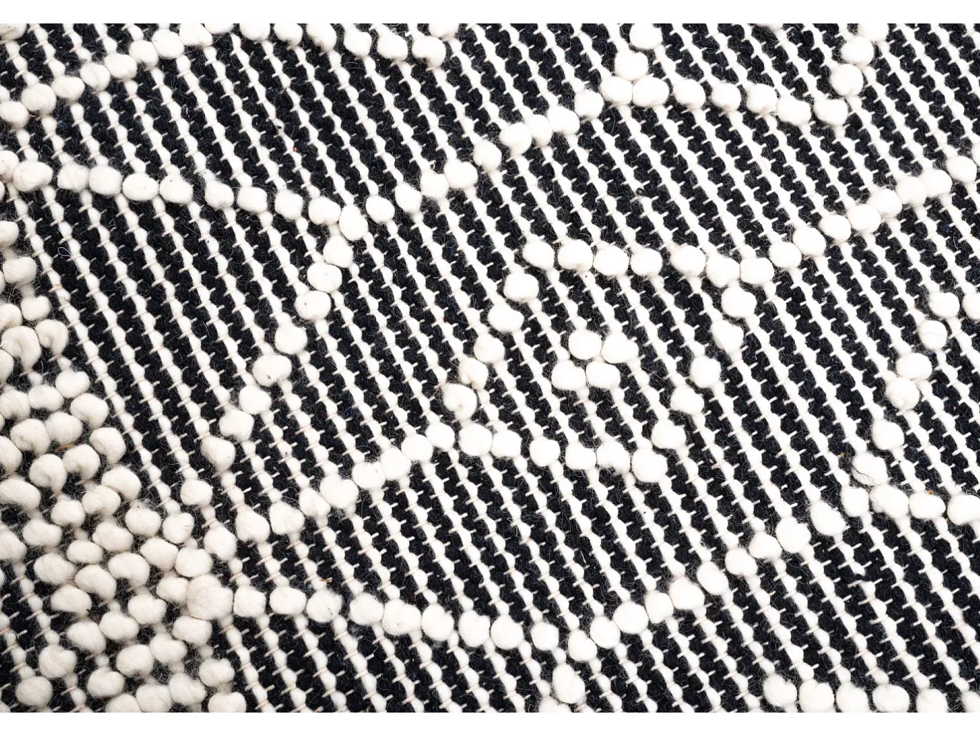 Alfombra tejida a mano con diseño étnico 160x230 cm Colored Macrame Gris New