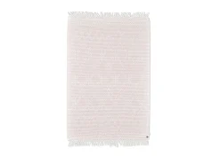 Alfombra tejida a mano con diseño étnico 140x200 cm Colored Macrame Rosa Outlet