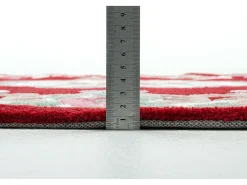 Alfombra tejida a mano con borde en diseño Aubusson 120x170 cm Ming Rojo Best